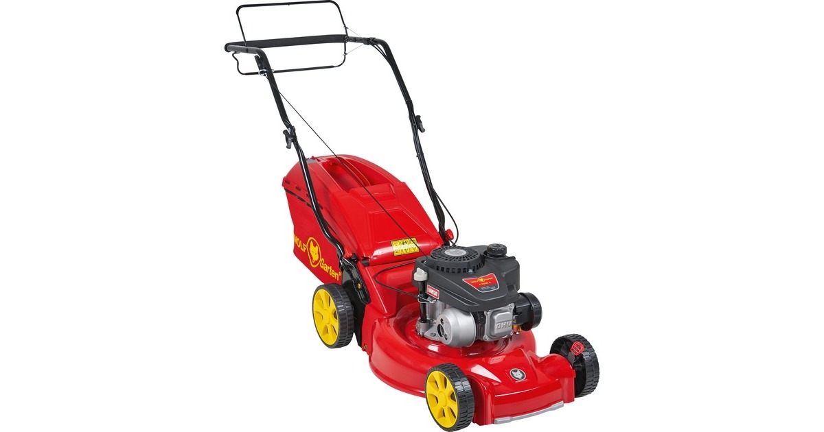 WOLF-Garten Benzin-Rasenmäher A 4600 A(rot/gelb, 46cm, mit Radantrieb) WOLF-Garten Benzin-Rasenmäher A 4600 A(rot/gelb, 46cm, mit Radantrieb)