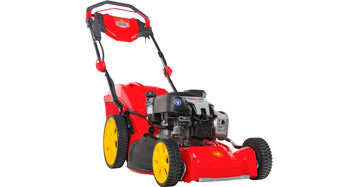 WOLF-Garten Benzin-Rasenmäher A 460 A SP HW IS, 46cm(rot/gelb, mit 1-Gang Radantrieb Easy-Speed)