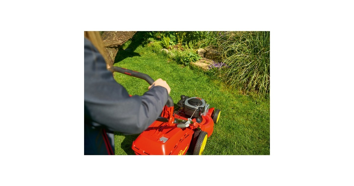WOLF-Garten Benzin-Rasenmäher A 460 A SP HW, 46cm(rot/gelb, mit 1-Gang Radantrieb)