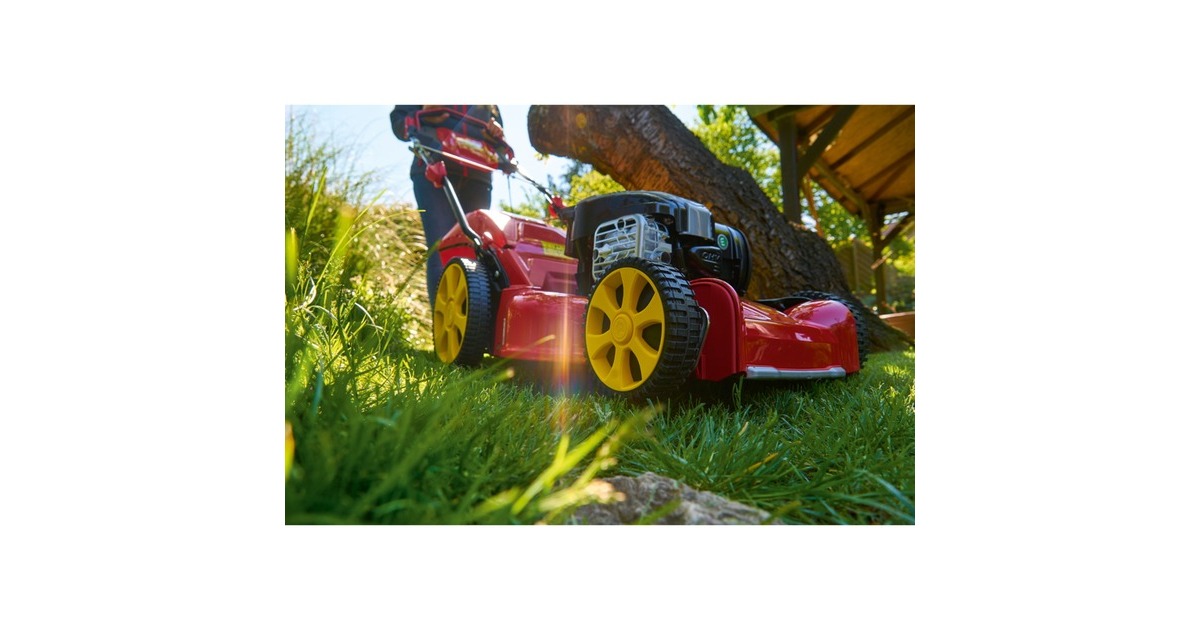 WOLF-Garten Benzin-Rasenmäher A 460 A SP HW, 46cm(rot/gelb, mit 1-Gang Radantrieb)