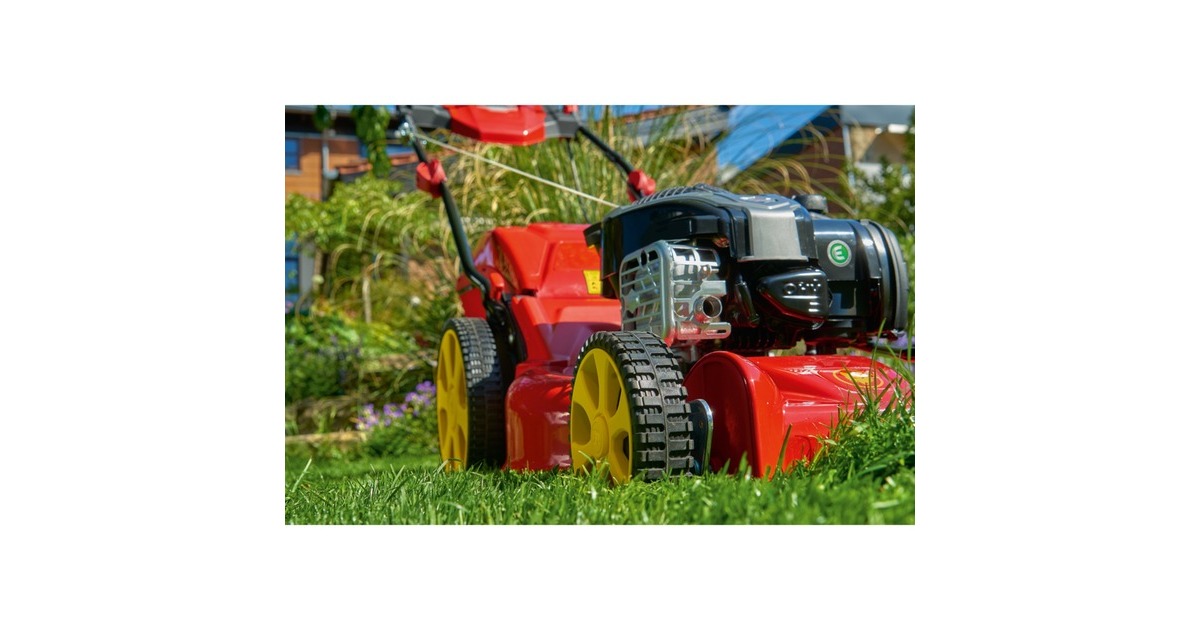 WOLF-Garten Benzin-Rasenmäher A 460 A SP HW, 46cm(rot/gelb, mit 1-Gang Radantrieb)