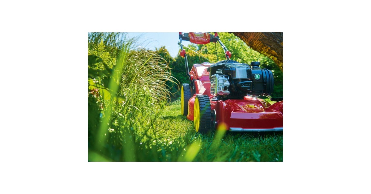 WOLF-Garten Benzin-Rasenmäher A 460 A SP HW, 46cm(rot/gelb, mit 1-Gang Radantrieb)