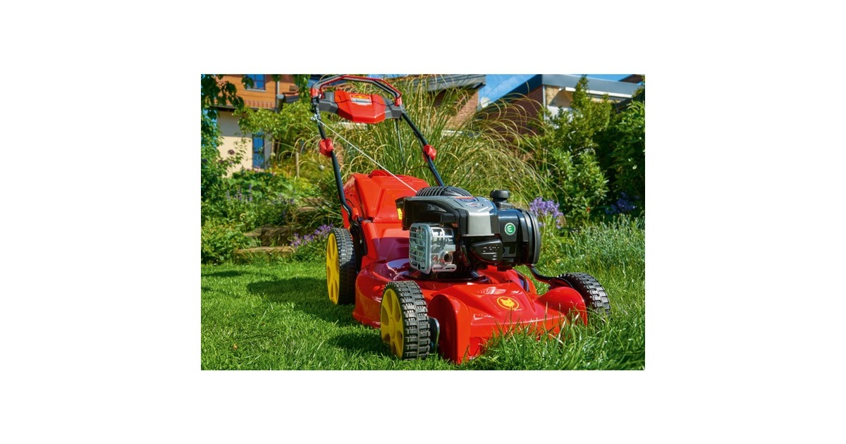 WOLF-Garten Benzin-Rasenmäher A 460 A SP HW, 46cm(rot/gelb, mit 1-Gang Radantrieb)