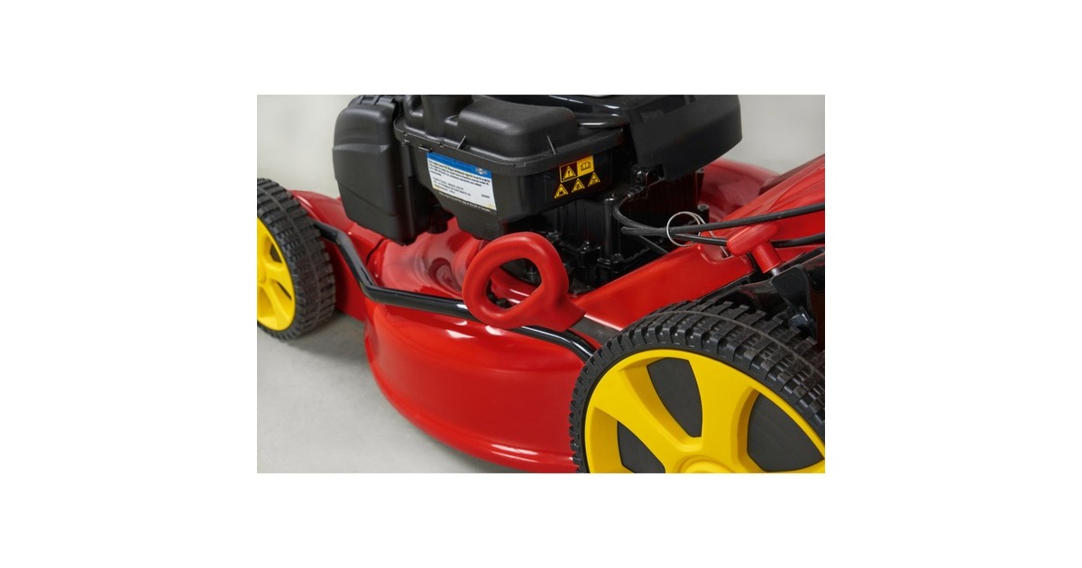 WOLF-Garten Benzin-Rasenmäher A 460 A SP HW, 46cm(rot/gelb, mit 1-Gang Radantrieb)