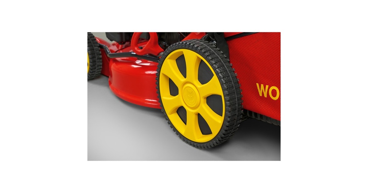 WOLF-Garten Benzin-Rasenmäher A 460 A SP HW, 46cm(rot/gelb, mit 1-Gang Radantrieb)