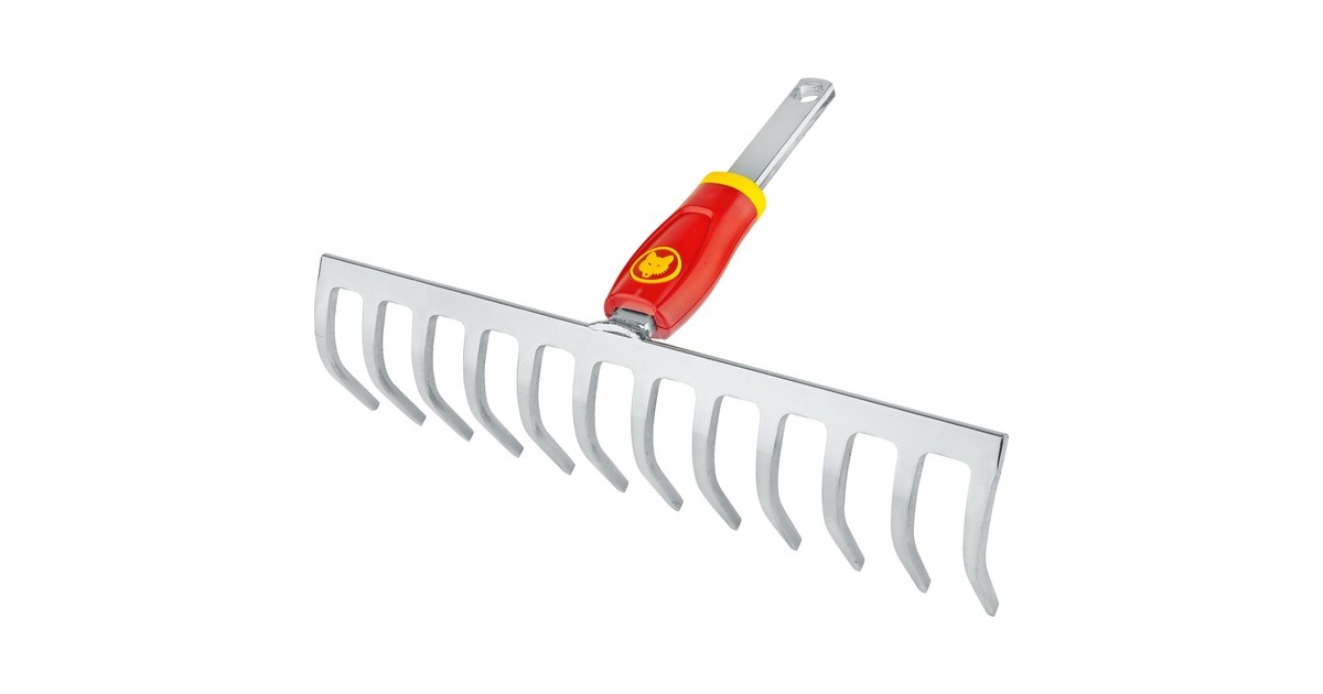 WOLF-Garten DR-M 30 Rechen, multi-star(rot/gelb, 30cm)
