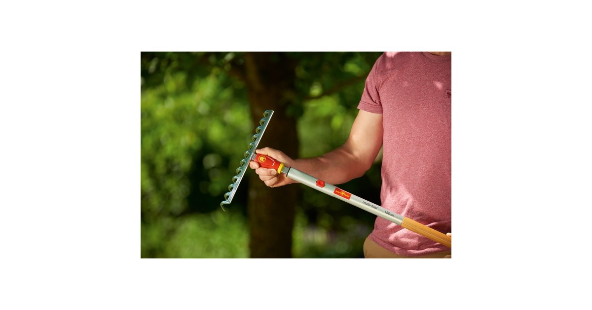 WOLF-Garten DR-M 30 Rechen, multi-star(rot/gelb, 30cm)