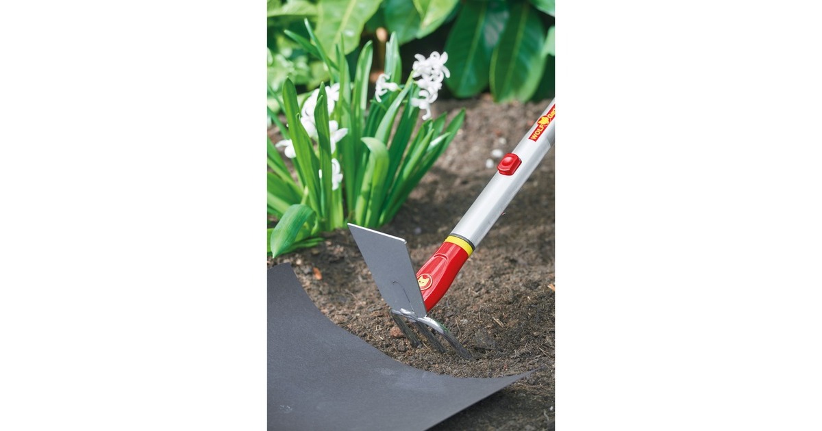 WOLF-Garten Doppelhacke IL-M 3, multi-star(rot/gelb, 8cm)