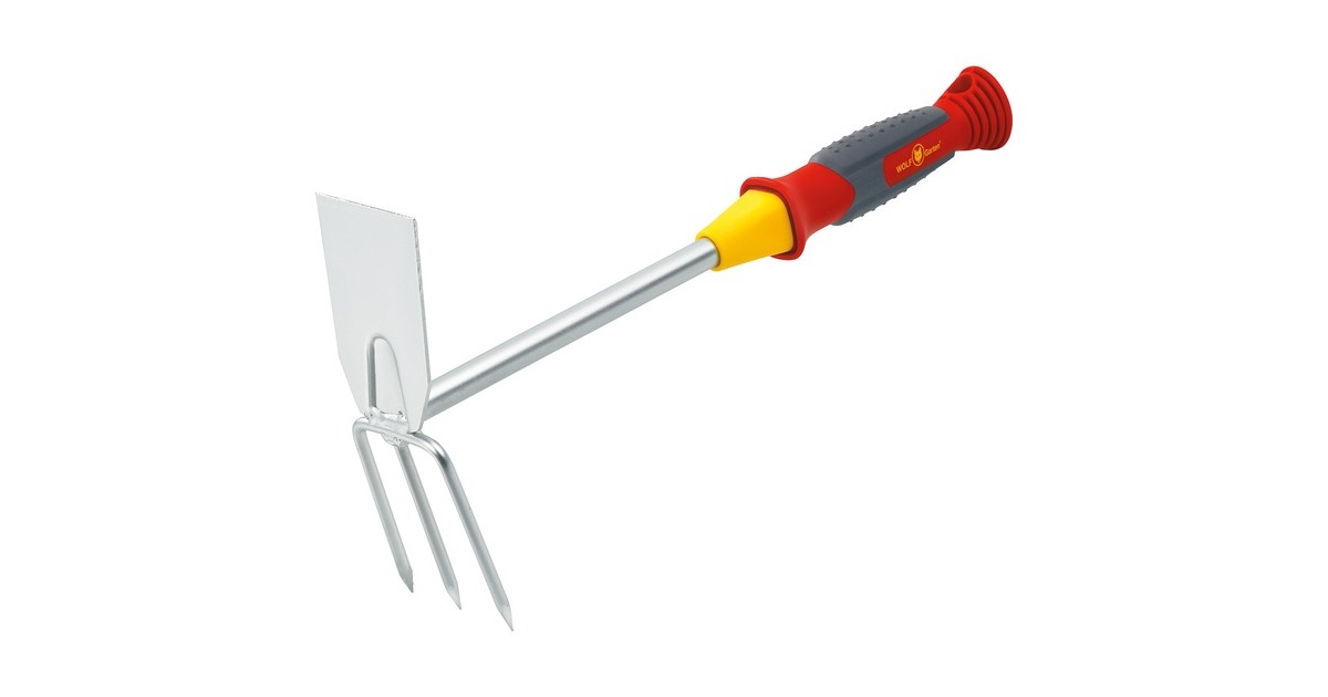 WOLF-Garten Doppelhacke LN-2K(rot/gelb, 7cm)