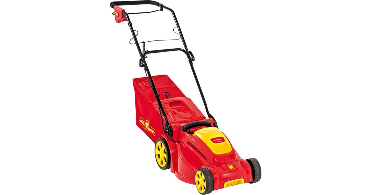 WOLF-Garten Elektro-Rasenmäher A 340 E(rot/gelb, 34cm, 1.400 Watt)