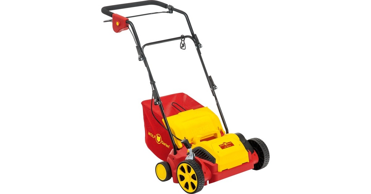 WOLF-Garten Elektro-Vertikutierer VA 303 E(rot/gelb, 30cm, 1.300 Watt)