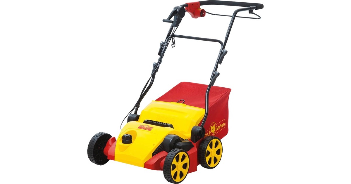 WOLF-Garten Elektro-Vertikutierer VA 378 E(rot/gelb, 37cm, 1.800 Watt)