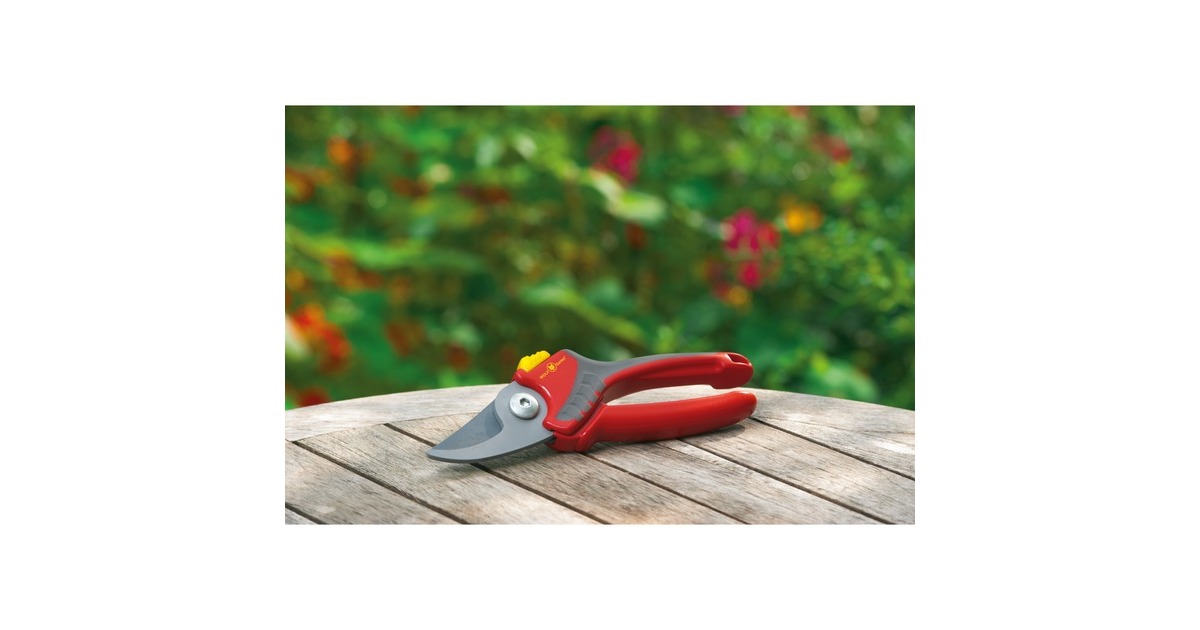 WOLF-Garten Gartenschere Comfort Plus RR 2500(rot/grau, 2-schneidig)