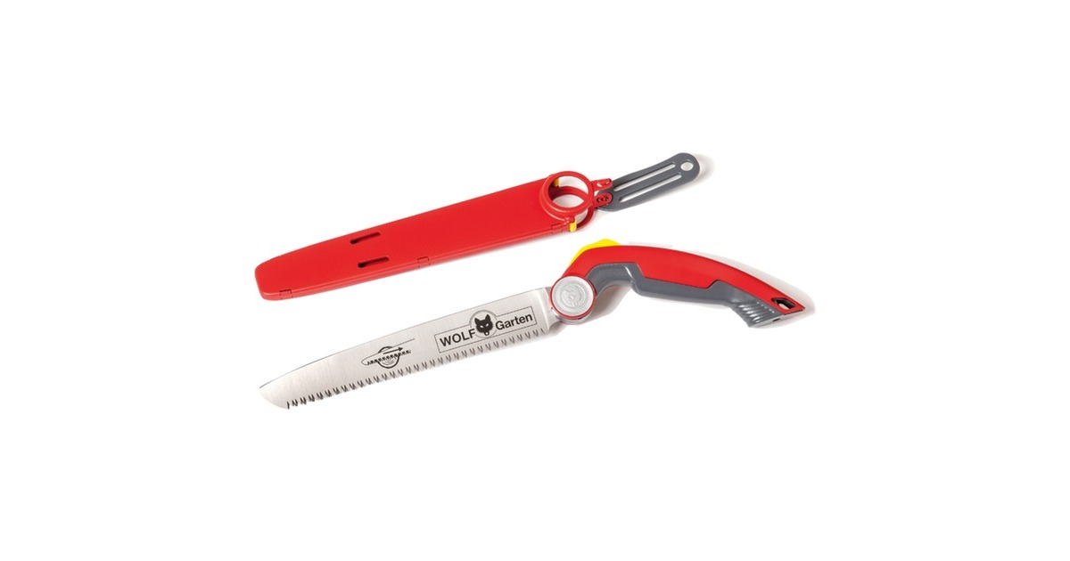 WOLF-Garten Handsäge Power Cut Saw 275, mit Hülle, Astsäge(rot/grau, 27,5cm)