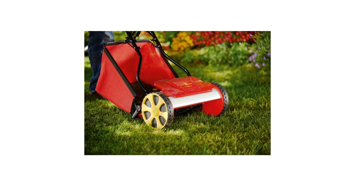 WOLF-Garten Handspindelmäher TT 380 DL(rot/schwarz, 38cm)