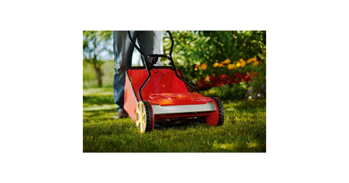 WOLF-Garten Handspindelmäher TT 380 DL(rot/schwarz, 38cm)