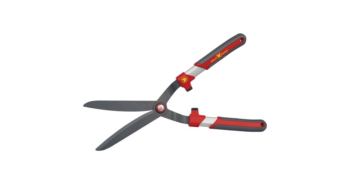 WOLF-Garten Heckenschere HS-CP, klein(rot/grau, Alu-Griffe)