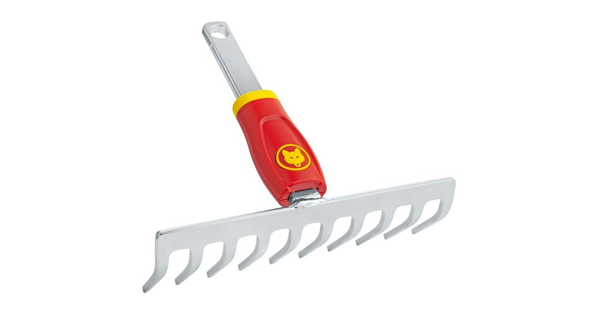 WOLF-Garten Kleinrechen DS-M 19, multi-star(rot/gelb, 19cm)