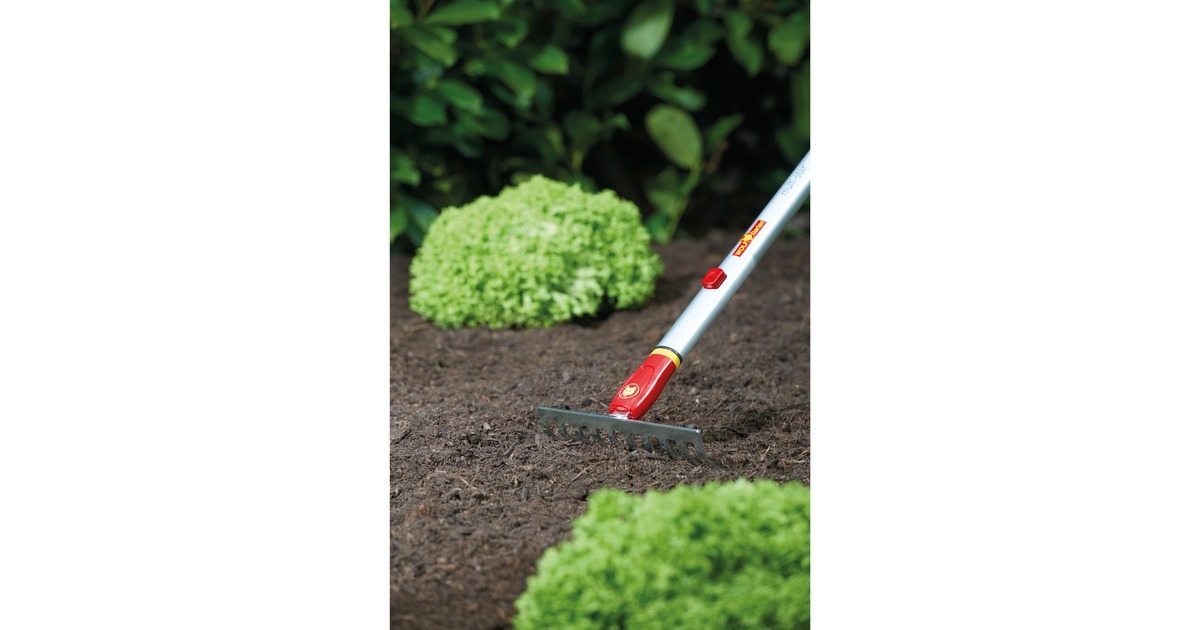 WOLF-Garten Kleinrechen DS-M 19, multi-star(rot/gelb, 19cm)