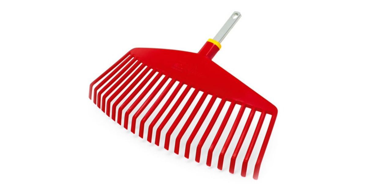 WOLF-Garten Kunststoffbesen Ui-M, multi-star(rot/gelb, 42cm)