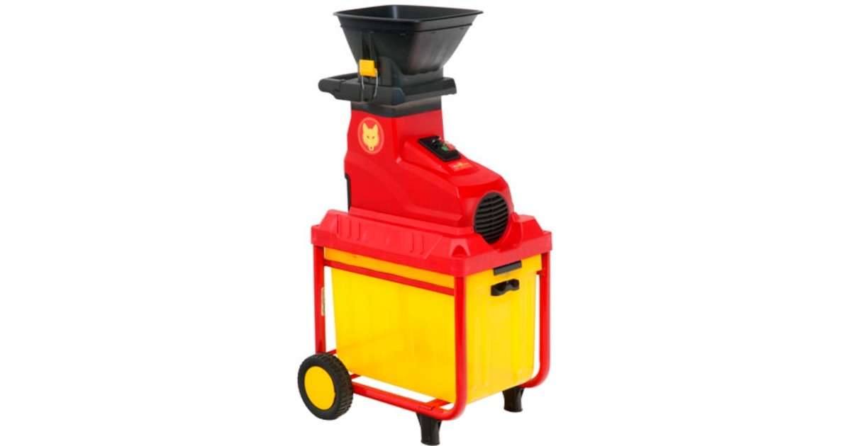 WOLF-Garten Leise-Häcksler SDL 2800 EVO(rot/gelb, 2.800 Watt)