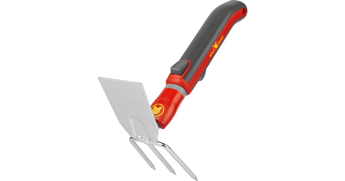 WOLF-Garten Mini-Hacke LN-M /ZM 015, multi-star(rot/gelb, 7cm, mit Kurzstiel ZM 015)