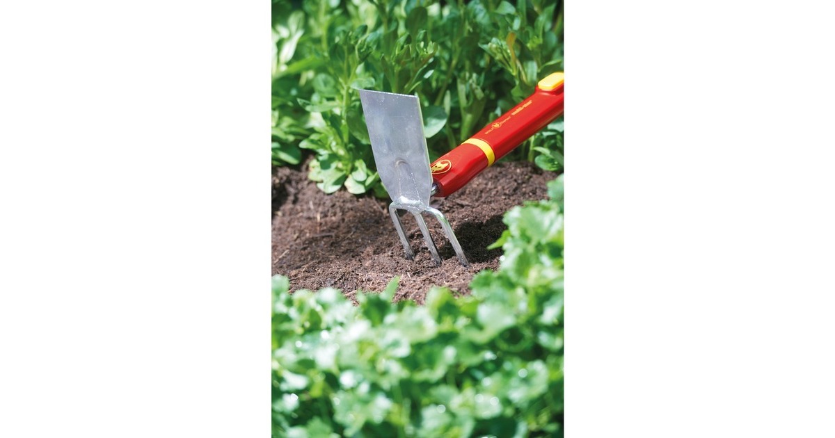 WOLF-Garten Mini-Hacke LN-M, multi-star(rot/gelb, 7cm)