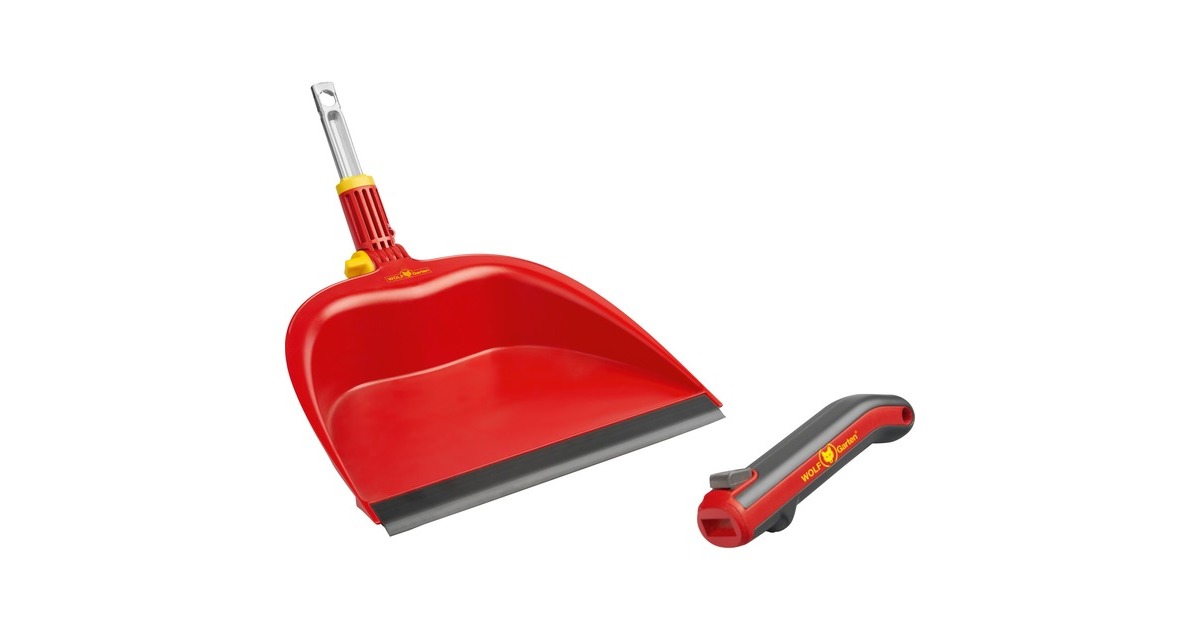 WOLF-Garten Outdoor-Kehrschaufel BK-M /ZM 015, multi-star(rot/grau, 25cm)