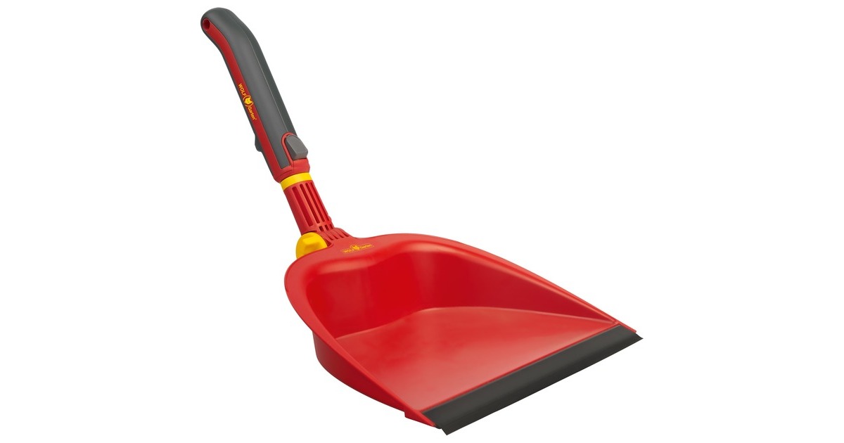 WOLF-Garten Outdoor-Kehrschaufel BK-M /ZM 015, multi-star(rot/grau, 25cm)