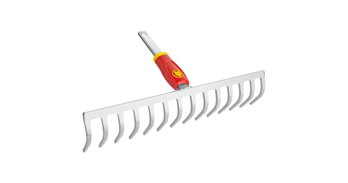 WOLF-Garten Rechen DR-M35, multi-star(rot/gelb, 35cm)