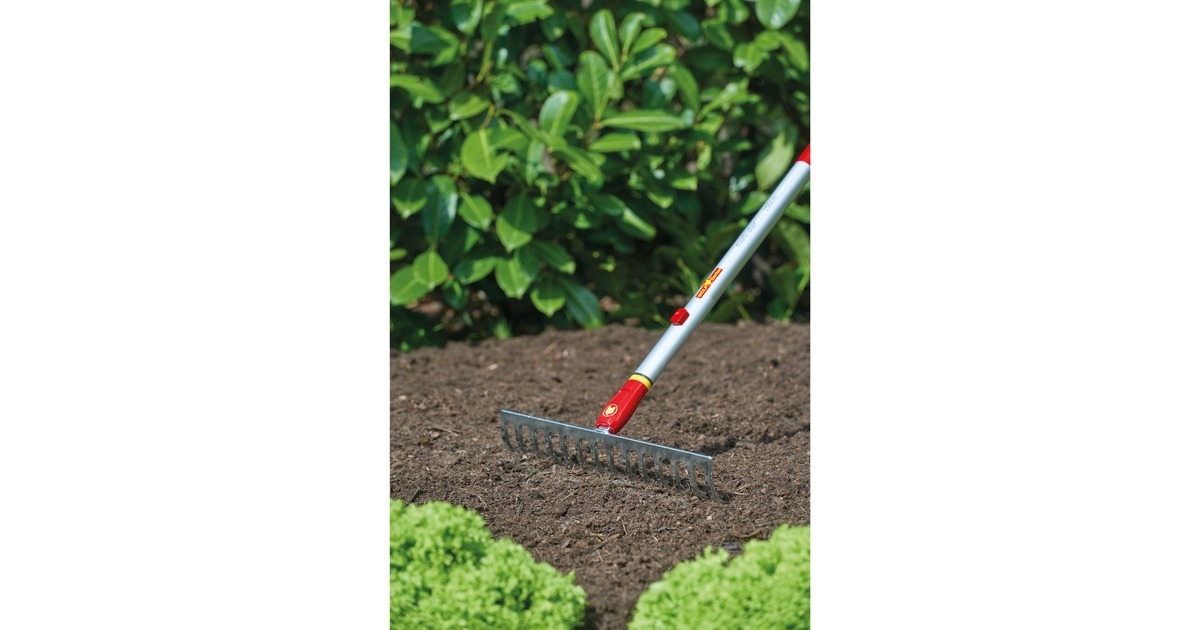 WOLF-Garten Rechen DR-M35, multi-star(rot/gelb, 35cm)