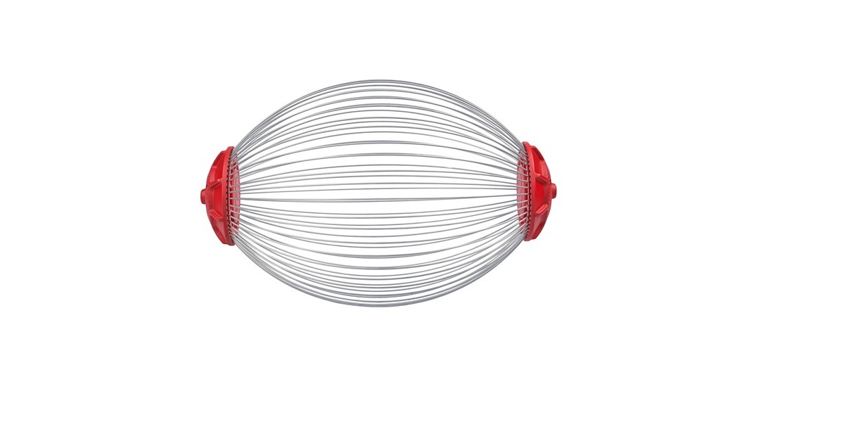 WOLF-Garten Roll-Obstsammler FC-MS, Behälter für Nüsse, Obstpflücker(rot)