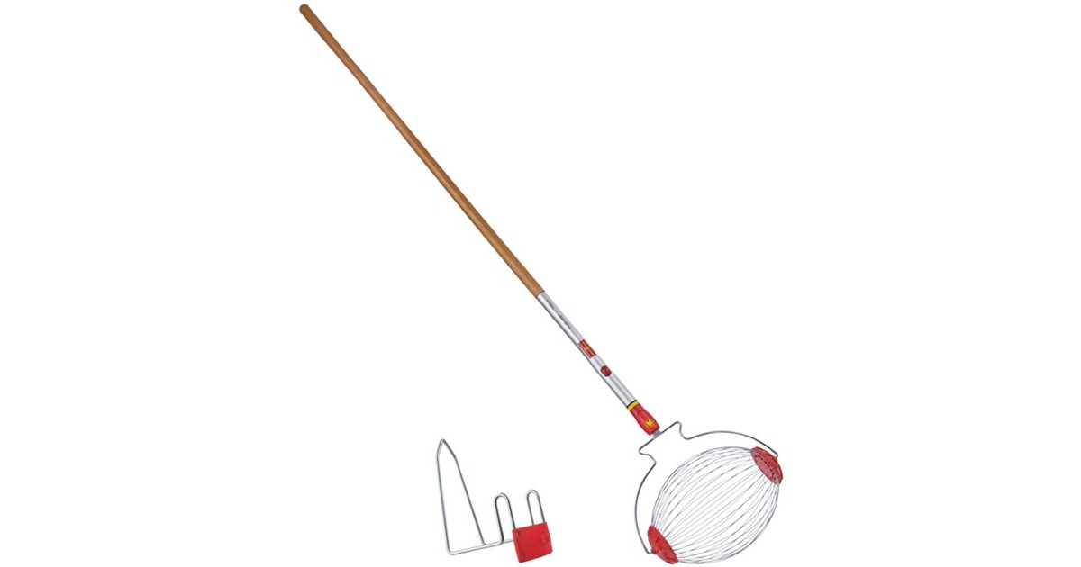 WOLF-Garten Roll-Obstsammler mit Stiel FC-M / ZM 140, Obstpflücker(rot)