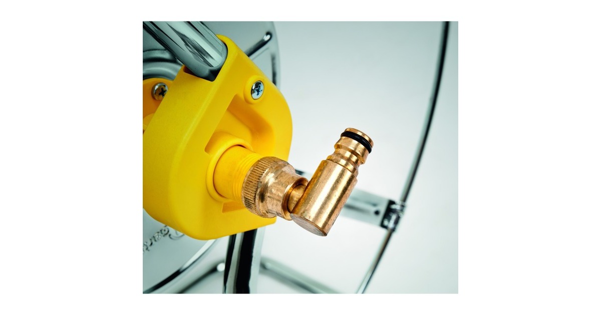 WOLF-Garten Schlauchwagen Maxi de Luxe WS 80 Z(silber/gelb, verzinkt)