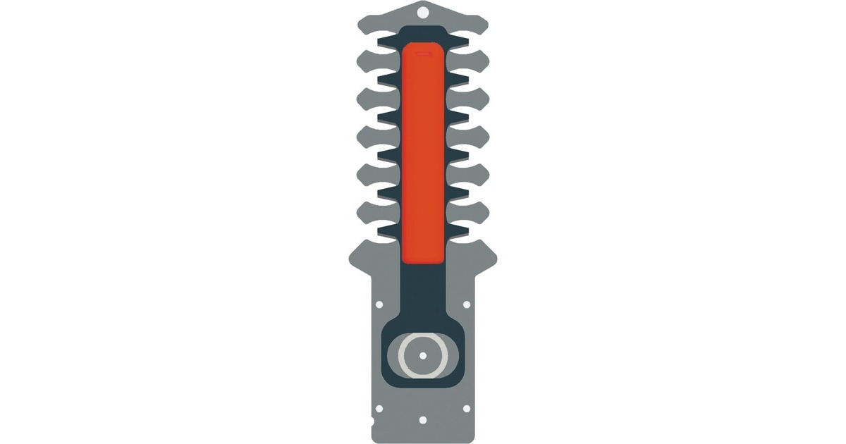 WOLF-Garten Strauchmesser für Akku 50 EMB, Ersatzmesser(grau, 11 cm)