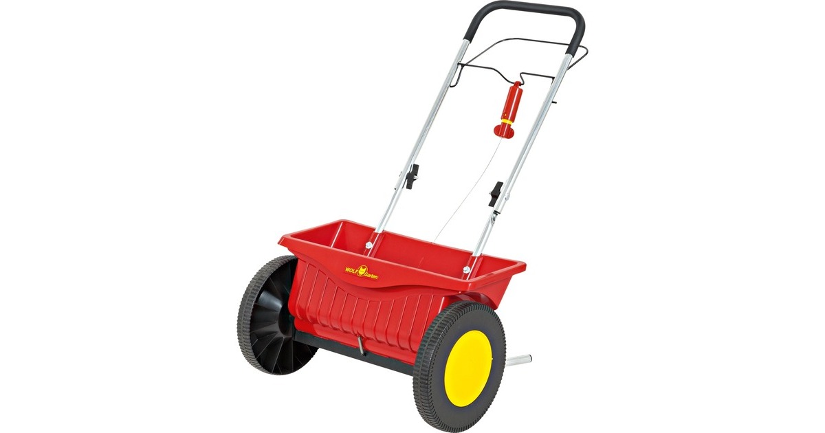 WOLF-Garten Streuwagen Perfekt WE 430, Streugerät(rot/schwarz, 16 Liter)