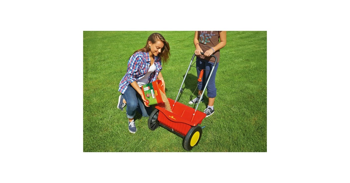 WOLF-Garten Streuwagen Perfekt WE 430, Streugerät(rot/schwarz, 16 Liter)