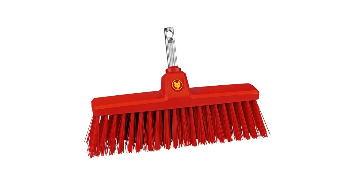 WOLF-Garten Terrassenbesen TB 350 M, multi-star(rot/grau, 35cm)