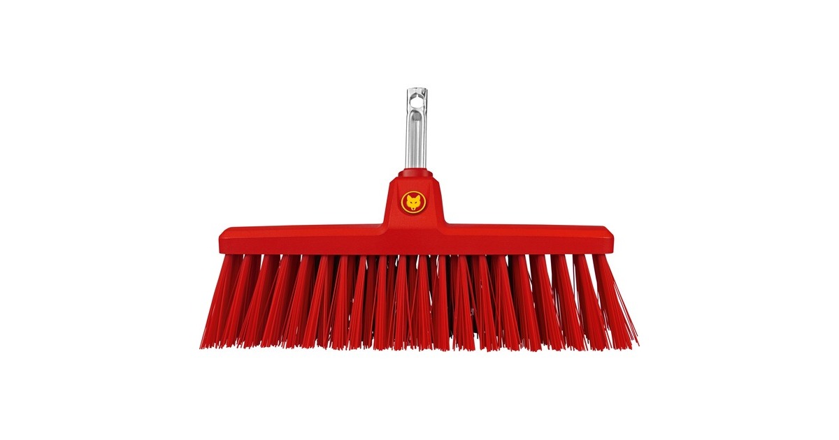 WOLF-Garten Terrassenbesen TB 350 M, multi-star(rot/grau, 35cm)