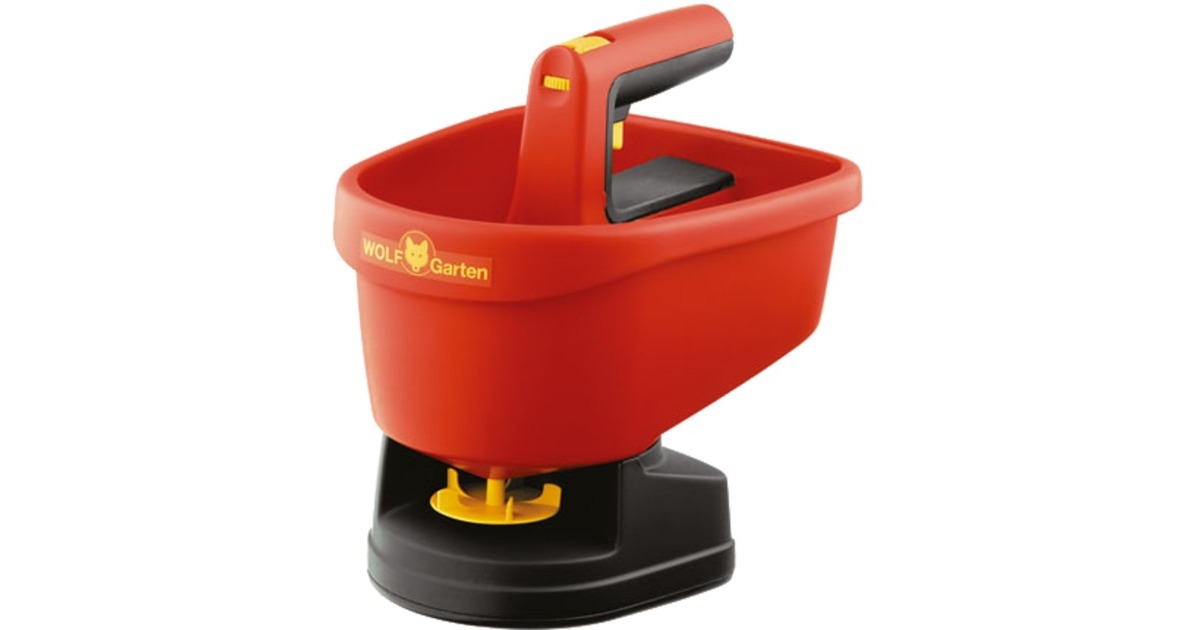 WOLF-Garten Universal-Streuer WE-B, Streugerät(rot/gelb)