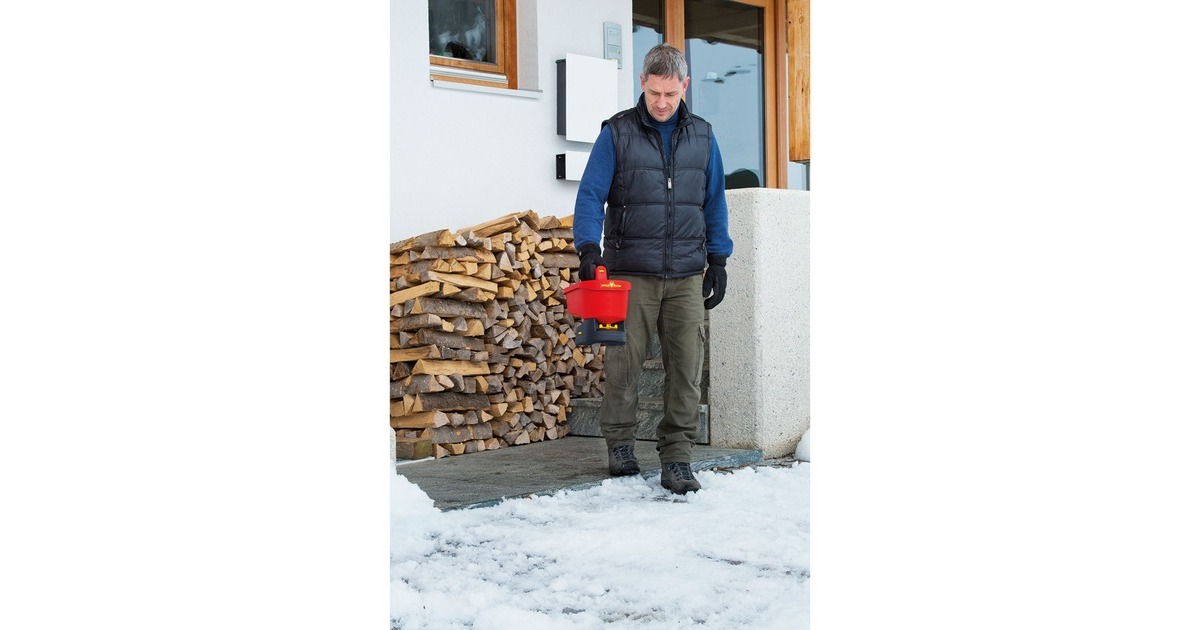 WOLF-Garten Universal-Streuer WE-B, Streugerät(rot/gelb)