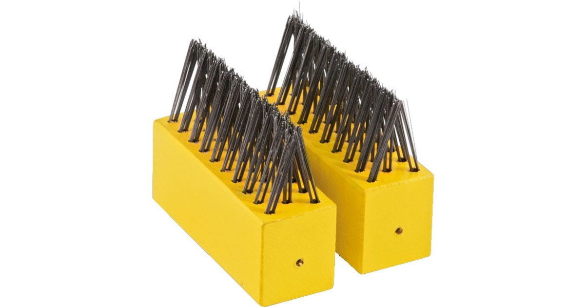 WOLF-Garten Unkrautbürste FB-ME Doppelpack(gelb, für Fugenbürste FB-M)