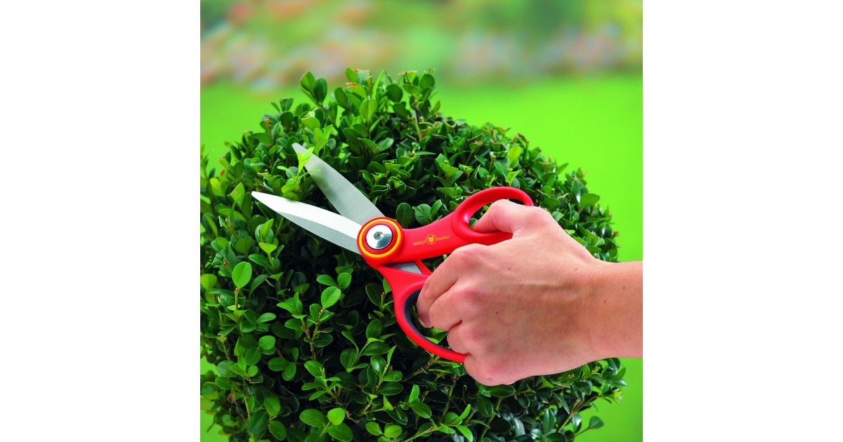 WOLF-Garten Vielzweck-Schere RA-X, 18cm, Gartenschere(rot, zerlegbar)