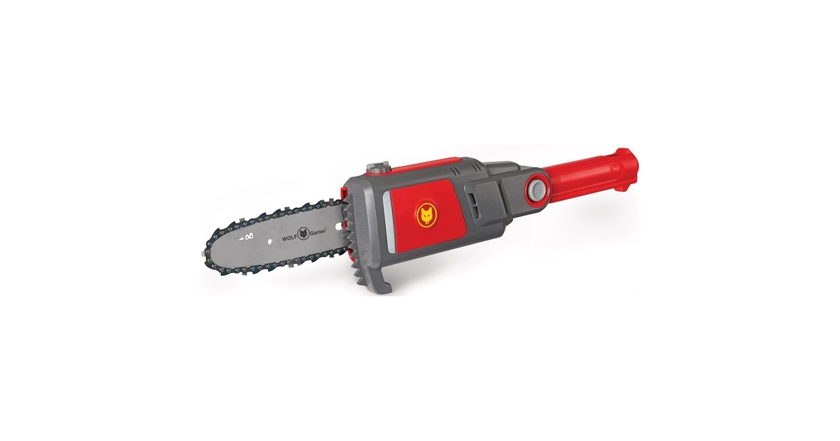 WOLF-Garten e-multi-star Akku-Hochentaster PS 20 eM, Kettensäge(rot/grau, ohne Stiel)