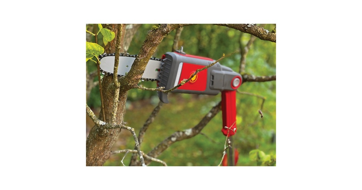 WOLF-Garten e-multi-star Akku-Hochentaster PS 20 eM, Kettensäge(rot/grau, ohne Stiel)