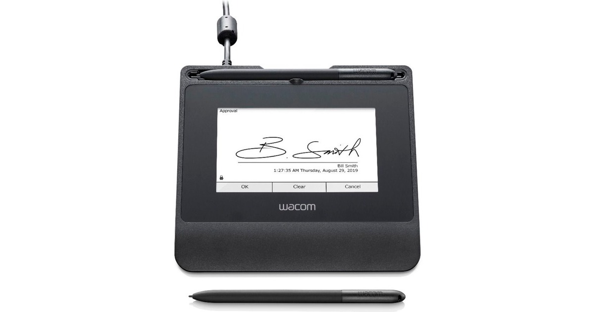 Wacom 5-inch color Signature Pad STU-540, Grafiktablett(schwarz, inkl. sign pro PDF Software für Windows)