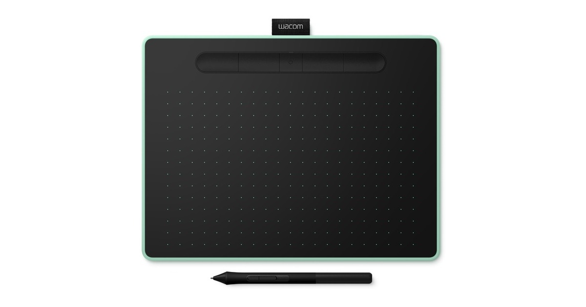 Wacom Intuos M mit Bluetooth, Grafiktablett(hellgrün)