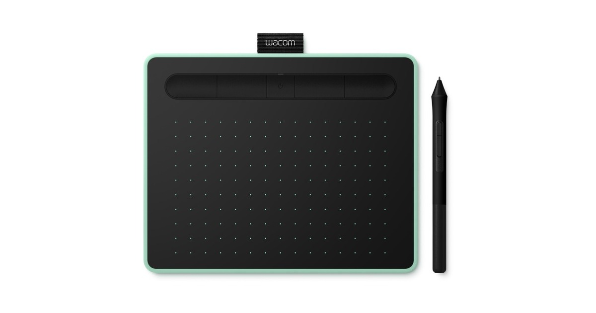 Wacom Intuos S mit Bluetooth, Grafiktablett(hellgrün)