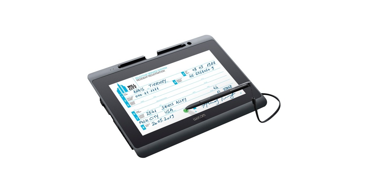 Wacom Signature Set DTH-1152, Grafiktablett(schwarz, inkl. sign pro PDF Software für Windows)