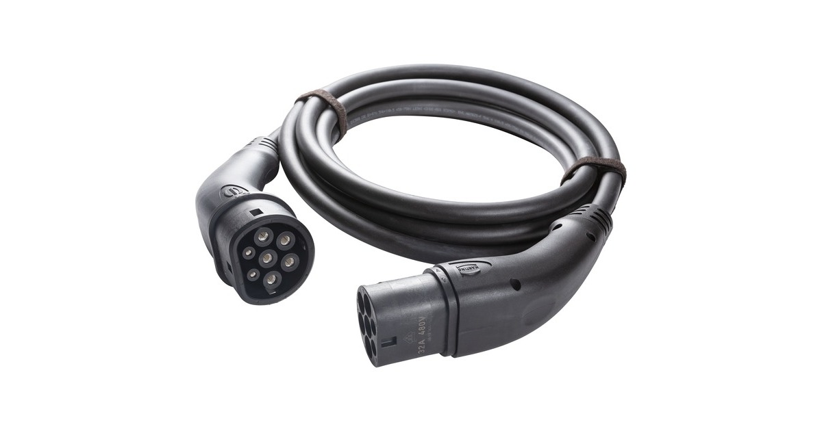 Webasto Mode 3 Ladekabel 3-phasig Typ 2, bis 22 kW(schwarz, 7,5 Meter)